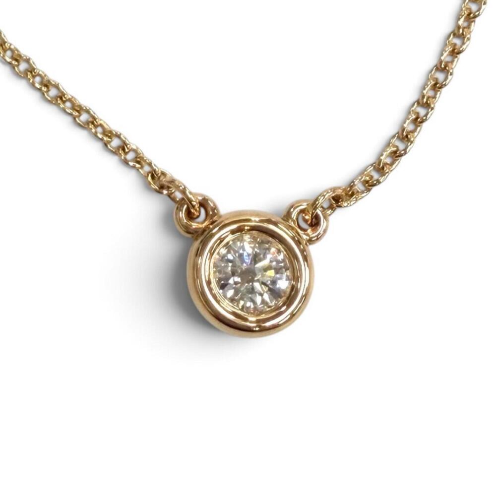 TIFFANY&Co. Tiffany Elsa Peretti Diamond by the Yard Single Pendant AU750 App...